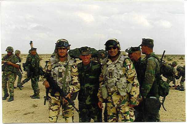 Foto con il C.te dei Marines