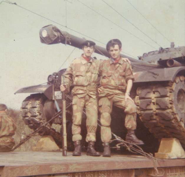 Tradotta carri M-47 per il campo estivo -  Pescara, agosto 1970