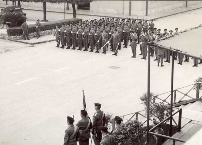 Giuramento alla Scuola Truppe Mecc. di Caserta, 23 maggio 1964