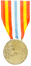 Medaglia commemorativa per le operazioni di soccorso alle popolazioni colpite dal sisma del 1980 in Irpinia