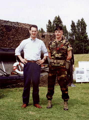 Stand del Rgt. Lagunari a Militalia - Novegro, 27 maggio 2000