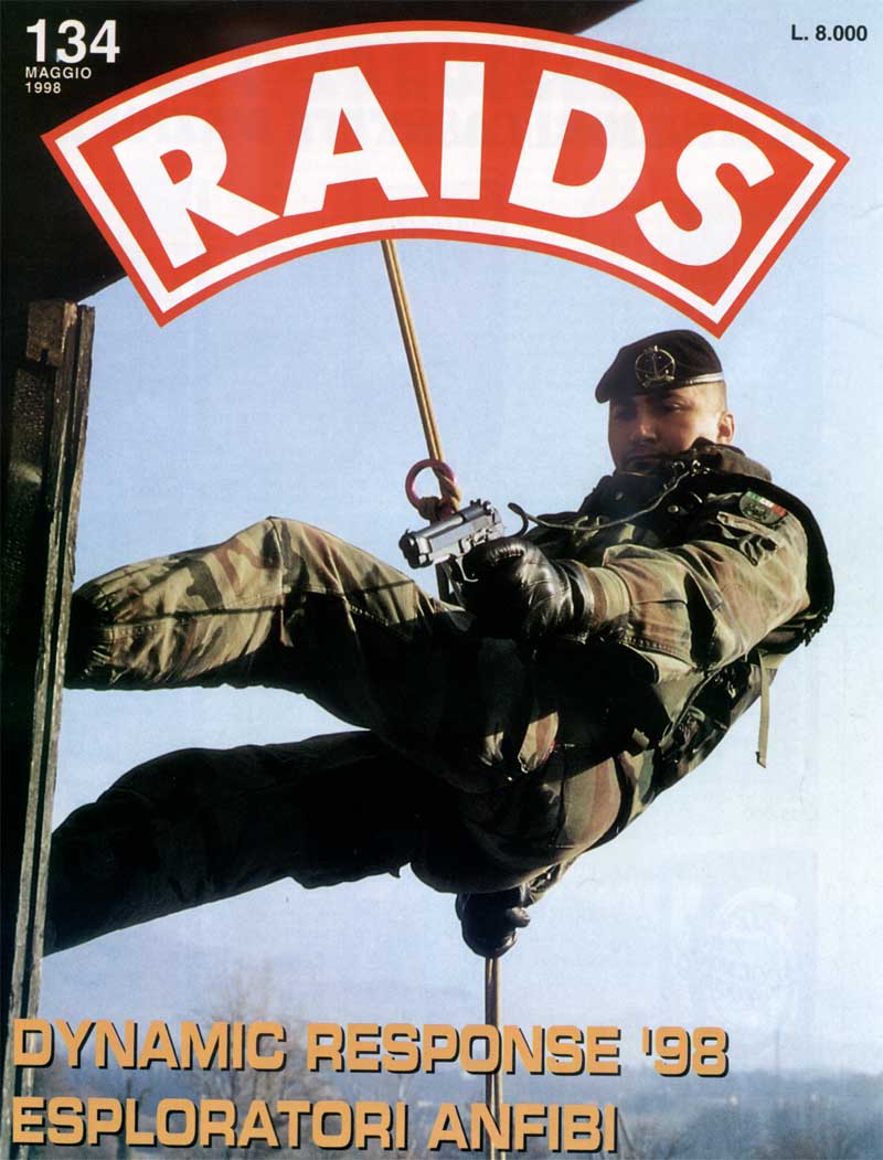 Copertina Raids, maggio 1998