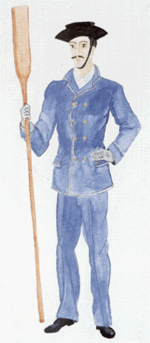 Brigata Lagunare: soldato vogatore ~ 1883