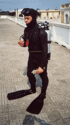 Reggimento Lagunari "Serenissima": esploratore anfibio con muta subacquea ~ 1993