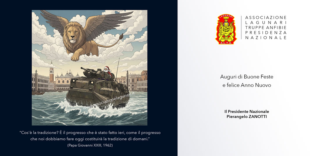 Carissimi Lagunari, Buone Feste a tutti voi, San Marco!